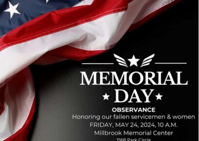 Millbrook invites community to Memorial Day Observance Friday