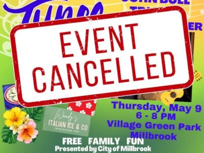 Millbrook’s Tunes on the Green Concert cancelled due to inclement weather