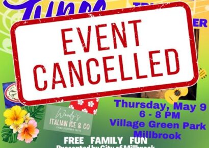 Millbrook’s Tunes on the Green Concert cancelled due to inclement weather