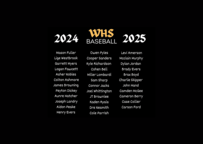 Wetumpka High School baseball team announces its roster for the 2024-2025 season.
