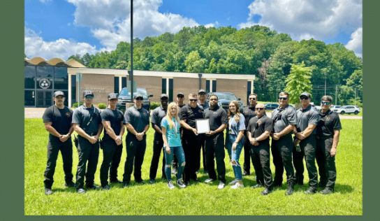 ACTC presents letter of thanks to Prattville Fire Department