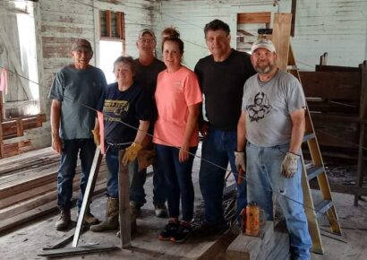 Thank you to Volunteers who work to preserve neglected structures in Autauga County!