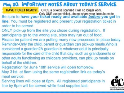 Elmore County Summer Feeding: Things to know before you go