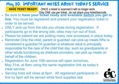 Elmore County Summer Feeding: Things to know before you go