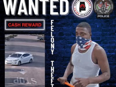 Prattville – Police Seeking Identity of Theft of Property 3rd Degree Suspect – Cash Reward Offered