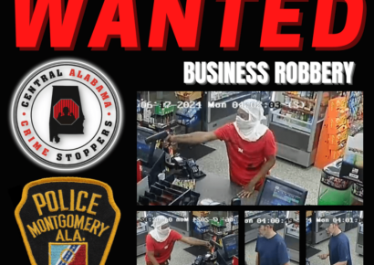 Montgomery – Police Seek Information Regarding Business Robbery – Cash Reward Offered