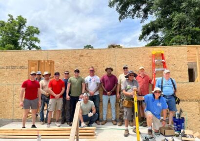 Air Force first sergeants volunteer time to local Habitat for Humanity   