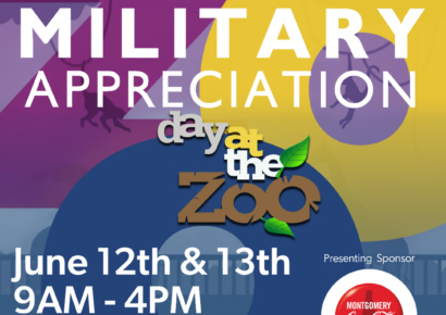 Military families enter FREE to Montgomery Zoo June 12-13