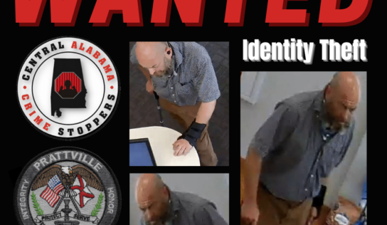 Prattville – Identity Theft Investigation – Cash Reward Offered