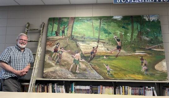 Local artist brings hometown art to Prattville Library walls