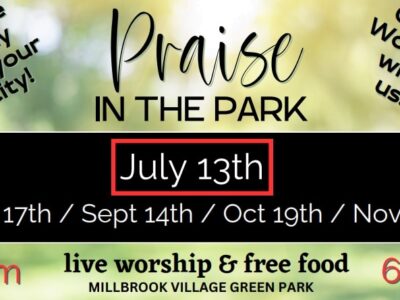 Millbrook church hosts ‘Praise in the Park’ at Village Green, five dates remaining in 2024