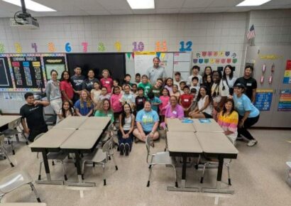 Students shell-abrate “under the sea” for last week’s language camp