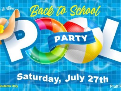 Come make a splash at the Back-to-School Pool Party this Saturday
