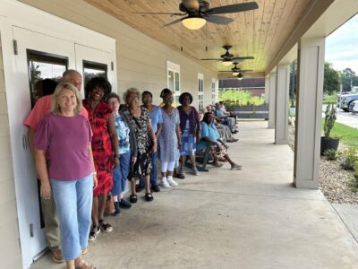 Millbrook Senior Center appreciates love from Garner Electric, Millbrook Garden Club
