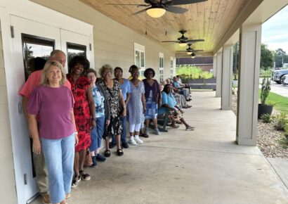 Millbrook Senior Center appreciates love from Garner Electric, Millbrook Garden Club