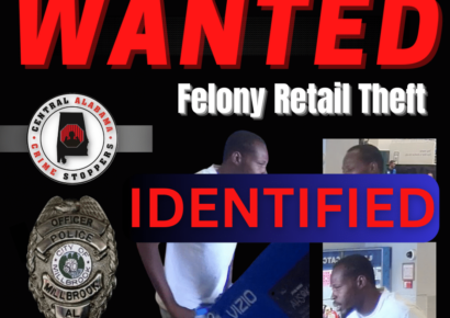 Millbrook – Police Identify Suspect in Felony Theft Investigation Thanks to Anonymous Tip