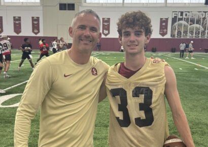 SEHS Punter Colby Beyer Wins Competition at Florida State University Summer Camp
