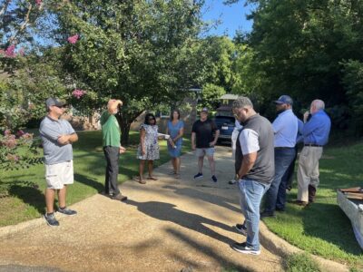 Prattville residents battle back yard standing water, flooding