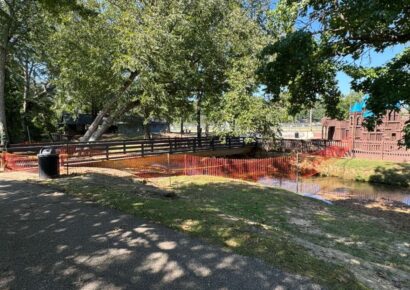 Repairs coming to pedestrian bridges at Village Green Park in Millbrook