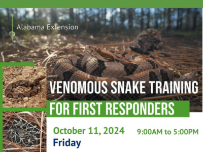 Free venomous snake training for first responders