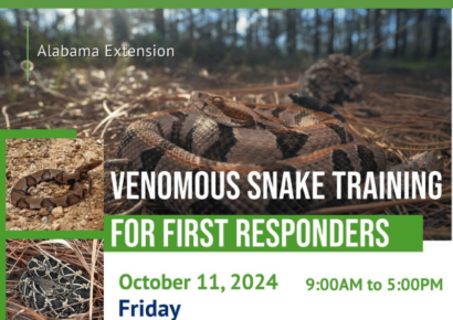 Free venomous snake training for first responders