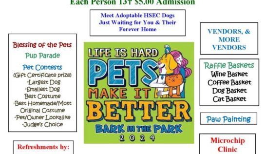 HSEC’s Bark in the Park moved to Sept. 22 at Fort Toulouse
