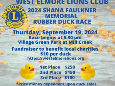 The Ducks are Coming! West Elmore County Lions Club hosting event Sept. 19