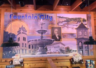 Texas Roadhouse keeps it local with hand painted murals in every location 