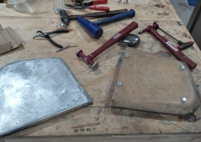 VETS, of Tallassee, working on a very special motorcycle build