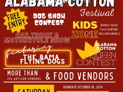 Alabama Cotton Festival coming to Eclectic Saturday