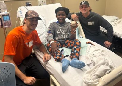 Home runs of hope and swinging for smiles at Baptist Hospital 