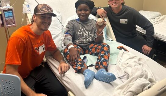 Home runs of hope and swinging for smiles at Baptist Hospital 