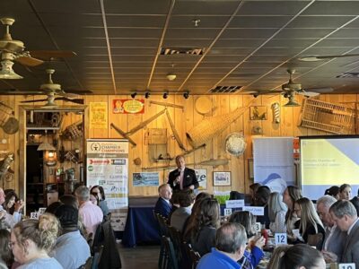 CACC President Jeff Lynn speaks at Prattville Chamber Luncheon  
