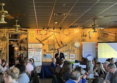CACC President Jeff Lynn speaks at Prattville Chamber Luncheon  