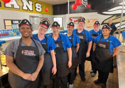 Elmore Schools kick off National School Lunch Week setting sail for a taste adventure