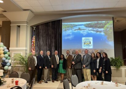 Celebrating growth in Elmore County, Speaker of the House Nathaniel Ledbetter speaks at ECEDA Unity Breakfast