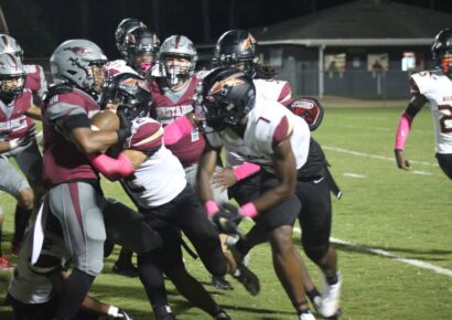 Shorthanded Mustangs Fall Against Russell County at Homecoming