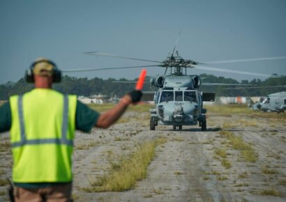 In advance of Milton, 26 U.S. Navy Seahawks, 200 personnel are at Maxwell AFB