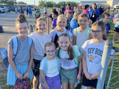 Daniel Pratt Elementary participates in Walk to School Day