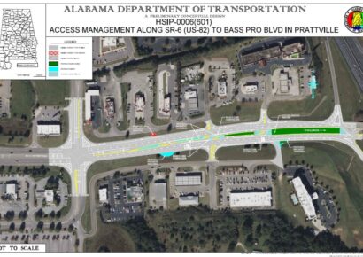 Cobbs Ford Road sees access management project with ALDOT