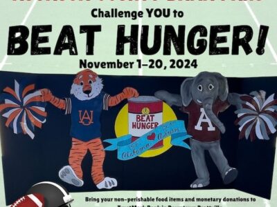 Autauga County Bama Fans to host food drive for Beat Auburn Beat Hunger