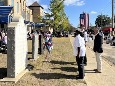Remembering sacrifice and service, Prattville fills stands for Veterans Day Wreath Laying Ceremony