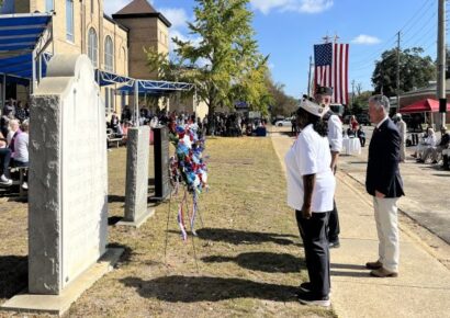 Remembering sacrifice and service, Prattville fills stands for Veterans Day Wreath Laying Ceremony