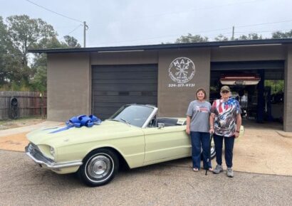 A labor of love and miles of memories, Army Vet’s gift of love restores wife’s 1966 Thunderbird