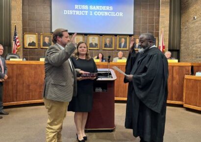 Russ Sanders Sworn in as District 1 Prattville City Councilman