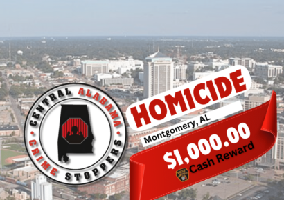 Montgomery Police Seeking Information in October 26 Homicide – $1,000.00 Cash Reward Offered