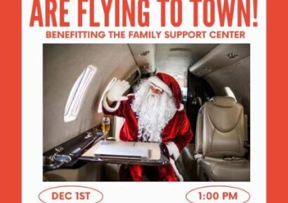 Flying in straight from the North Pole, Santa and Mrs. Claus to visit Cloud9 Aviation this Sunday
