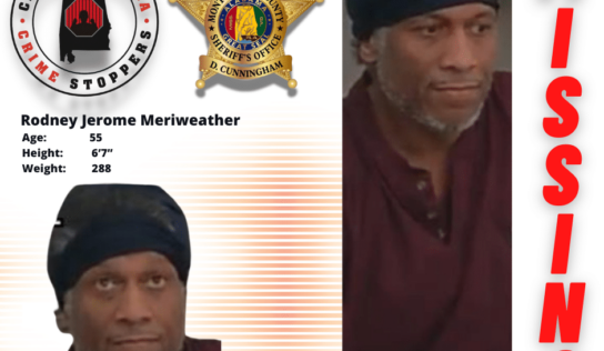 Montgomery Sheriff’s Office seeks information on missing person Jerome Meriweather