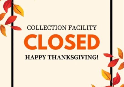 Elmore County collection facility closed for Thanksgiving starting Nov. 27