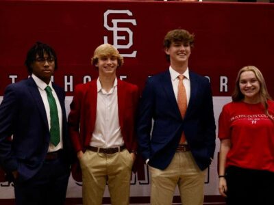 Four SEHS Athletes Sign with Colleges on Signing Day